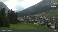 Archiv Foto Webcam Oberlech am Arlberg: Blick vom Flühenlift 16:00