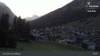 Archiv Foto Webcam Oberlech am Arlberg: Blick vom Flühenlift 23:00