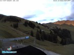 Archived image Webcam Ski Resort Diedamskopf - Wedelstube 19:00