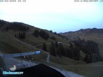 Archived image Webcam Ski Resort Diedamskopf - Wedelstube 19:00