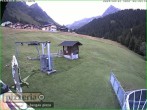 Archiv Foto Webcam Gargellen: Talabfahrt bei Pizzeria Barga 05:00