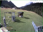 Archiv Foto Webcam Gargellen: Talabfahrt bei Pizzeria Barga 09:00