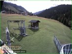 Archiv Foto Webcam Gargellen: Talabfahrt bei Pizzeria Barga 13:00