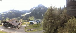 Archiv Foto Webcam Kleinwalsertal: Zafernalift Bergstation 06:00
