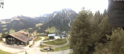 Archiv Foto Webcam Kleinwalsertal: Zafernalift Bergstation 15:00
