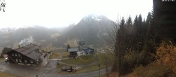 Archiv Foto Webcam Kleinwalsertal: Zafernalift Bergstation 11:00