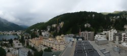 Archiv Foto Webcam St. Moritz Dorf: Ausblick Hotel Schweizerhof Richtung See 09:00