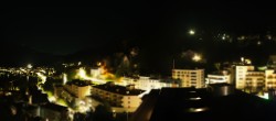 Archived image Webcam St. Moritz village II - View from Hotel Schweizerhof towards St. Moritz Bad 23:00