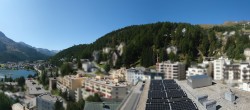 Archived image Webcam St. Moritz village II - View from Hotel Schweizerhof towards St. Moritz Bad 11:00