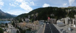 Archiv Foto Webcam St. Moritz Dorf: Ausblick Hotel Schweizerhof Richtung See 13:00