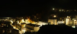 Archived image Webcam St. Moritz village II - View from Hotel Schweizerhof towards St. Moritz Bad 23:00
