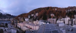 Archived image Webcam St. Moritz village II - View from Hotel Schweizerhof towards St. Moritz Bad 06:00