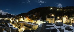 Archived image Webcam St. Moritz village II - View from Hotel Schweizerhof towards St. Moritz Bad 03:00
