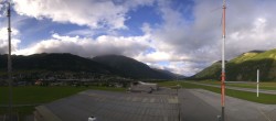 Archiv Foto Webcam Engadin Airport: Flugplatz Panoramakamera 19:00