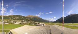 Archiv Foto Webcam Engadin Airport: Flugplatz Panoramakamera 09:00