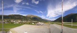 Archiv Foto Webcam Engadin Airport: Flugplatz Panoramakamera 11:00