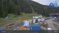 Archived image Webcam Lermoos - Hochmoos Express Lift Top Station 08:00