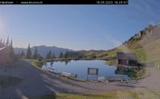Archived image Webcam Engelberg: Lake Härzlisee & mountain restaurant Kräuterhütte 17:00