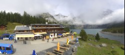 Archiv Foto Webcam Kandersteg: Oeschinensee und Berghotel 13:00