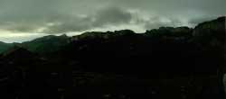 Archiv Foto Webcam Ebenalp: Panoramablick Bergstation 23:00