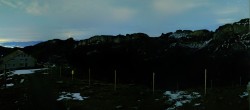 Archiv Foto Webcam Ebenalp: Panoramablick Bergstation 03:00