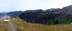 Archiv Foto Webcam Ebenalp: Panoramablick Bergstation 11:00