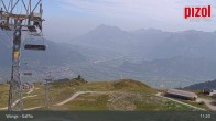 Archiv Foto Webcam Skigebiet Pizol: Bergstation Gaffia 10:00