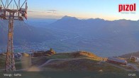 Archived image Webcam mountain station "Gaffia", ski resort Pizol 06:00