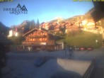 Archiv Foto Webcam Grimentz: Blick Dorf 07:00