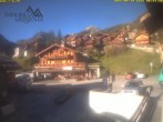 Archiv Foto Webcam Grimentz: Blick Dorf 08:00