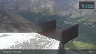 Archiv Foto Webcam Schnalstaler Gletscher: Bergstation Gletscherbahn 07:00