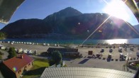 Archived image Webcam Schoeneben: Base station at lake Reschensee 07:00