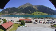 Archived image Webcam Schoeneben: Base station at lake Reschensee 11:00