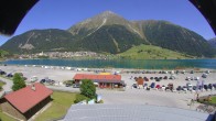 Archived image Webcam Schoeneben: Base station at lake Reschensee 13:00