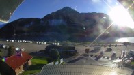 Archived image Webcam Schoeneben: Base station at lake Reschensee 07:00