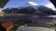 Archived image Webcam Schoeneben: Base station at lake Reschensee 07:00