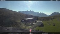 Archived image Webcam Fassatal - Moena - mountainstation of the gondola "Valbona le Cune" 09:00