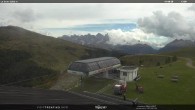 Archiv Foto Webcam Fassatal - Moena - Ankunft der Gondelbahn "Valbona le Cune" 13:00