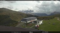 Archiv Foto Webcam Fassatal - Moena - Ankunft der Gondelbahn "Valbona le Cune" 15:00
