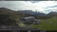 Archived image Webcam Fassatal - Moena - mountainstation of the gondola "Valbona le Cune" 11:00