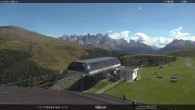 Archived image Webcam Fassatal - Moena - mountainstation of the gondola "Valbona le Cune" 13:00