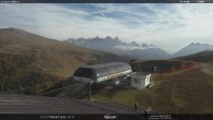 Archived image Webcam Fassatal - Moena - mountainstation of the gondola "Valbona le Cune" 13:00