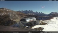 Archived image Webcam Fassatal - Moena - mountainstation of the gondola "Valbona le Cune" 11:00