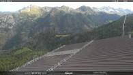 Archived image Webcam middle station Alpe di Lusia Moena 09:00