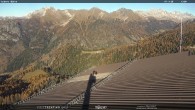 Archived image Webcam middle station Alpe di Lusia Moena 13:00