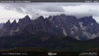 Archiv Foto Webcam Fassatal - San Pelegrino - Ankunft des Sesselliftes "Cavia-Col Margherita" 05:00