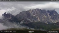 Archiv Foto Webcam Fassatal - San Pelegrino - Ankunft des Sesselliftes "Cavia-Col Margherita" 07:00