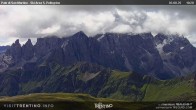 Archived image Webcam Fassatal - San Pelegrino - mountainstation of the chairlift "Cavia-Col Margherita" 09:00