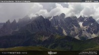 Archived image Webcam Fassatal - San Pelegrino - mountainstation of the chairlift "Cavia-Col Margherita" 11:00