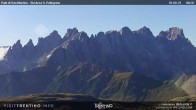 Archiv Foto Webcam Fassatal - San Pelegrino - Ankunft des Sesselliftes "Cavia-Col Margherita" 07:00